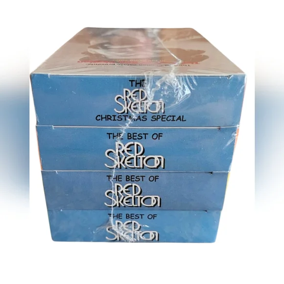 The Best of Red Skelton Set Of 4 VHS Still Wrapped In Plastic Have Not Been Used - Picture 4 of 5
